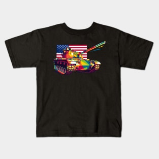 M60 Patton MBT Kids T-Shirt